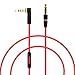 MOYAKA Replacement Control Talk Cable for Beats by Dre Headphones Solo, Studio, Mixr, Wireless (Discontinued by Manufacturer)