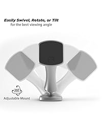Scosche SCOSCHE MagicMount Elite   Soporte magnético doble para smartphone o GPS para coche, casa, oficina o garaje, color plateado