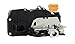 ENA Rear Left Driver-Side Door Latch and Lock Actuator Motor Compatible with Cadillac GMC Chevrolet 2008 2009 Escalade Tahoe Yukon Replacement for 25876389 25873488 20783857 15896626 15785128