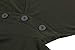 Zeagoo Women Long Sleeve Button Decor Slim Casual Basic T-Shirt Blouse Army Green