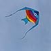 Hengda Kite Rainbow Fish Kite for Girls Boys Let Fish Swim in Sky Kite with 30m Line