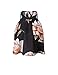Women's Floral Printed Summer Dress Romper Boho Playsuit Jumpsuits Beach 2 Piece Outfits Top with Shorts A Black