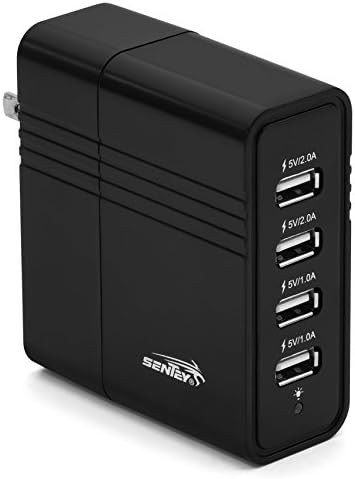 Sentey Ls-2215 4-port Black USB Wall Charger 30w