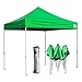 Eurmax Basic 10x10 Feet Instant Pop up Canopy with Roller Bag and Ground Mat, Kelly Green