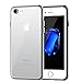 AMUOC iPhone 7 Case ,Soft Bumper Cover with Crystal Clear Back Panel Protective Case for phone 7 grey