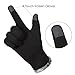 GLOUE Women's Touch Screen Gloves Texting Lined Cashmere Thick Gloves Warm Whether Winter Gloves Driving riding outdoor and indoor fashionable gloves (Black)