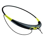 HBS 740,HBS-740 Bluetooth V4.0 Wireless Bluetooth Stereo Headset Neckband style Earphone and Handfree Headphones for Cellphones, such as iPhone,Samsung, LG, Moto, Nokia, HTC, PC, iPad, PSP & any Bluetooth enabled device (Black_Yellow)