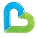 Munchkin Ice Heart Gel Teether, Blue/Green