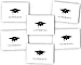 Graduation Cap Congratulations Note Cards - 24 Cards & Envelopes