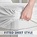 ZAMAT Premium 100% Waterproof Mattress Protector, Breathable & Noiseless Mattress Pad Cover, Fitted 8