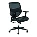 basyx by HON High Back Task Chair - Mesh Back Office Chair for Computer Desk, Black (HVL534)