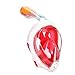 ADVSEA TRIBORD/SUBEA Easybreath Full Face Snorkel Mask (Pink S/M)