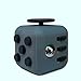 Ratoop Fidget Cube Relieves Stress and Anxiety Attention Toy for Work, Class, Home (Dark Gray)
