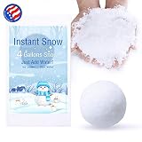 Bigib Make 4 Gallons Fake Instant Snow Powder for Slime Supplies Cloud Slime Charms (4 Gallons)
