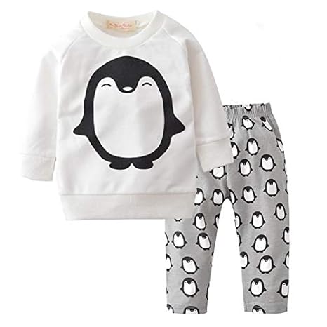 baby clothes with penguins on them