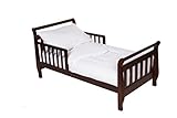 American Baby Company Minky Dot Chenille 4-piece Toddler Bedding Set, White