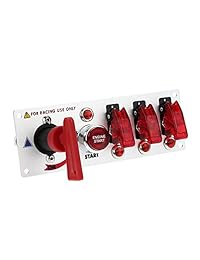 KKmoon interruptor de encendido, accesorios e interruptores para modificación de auto para carreras, deportes, competencias con indicador rojo LED