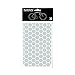 RydeSafe Reflective Decals - Hexagon Kit - Large (White) primary