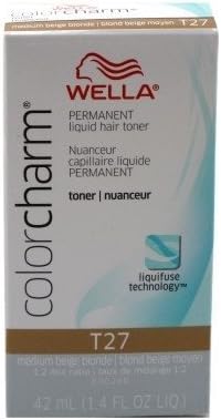 Wella Color Charm Liquid Toner T27 Medium Beige Blonde Pack
