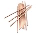 Palmay Paper Drinking Straws Foil Rose Gold Disposable paper Straw 100 Count for Party