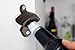 Leegoal Rustic Cast Iron OPEN HERE Bottle Opener Vintage Style Wall Mount Man Cave