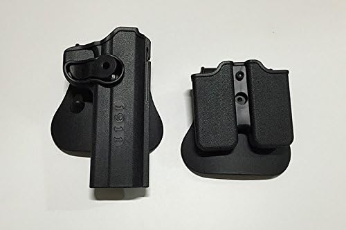 1911 Paddle Concealed Belt Clip Holster Trigger Release Adjustable Cant With Magazine Holster Polymer Holster Injection Mold For Most 1911 Style HandgunsKimber,Colt ,S&amp;W,Sig Sauer,Remington,Ruger
