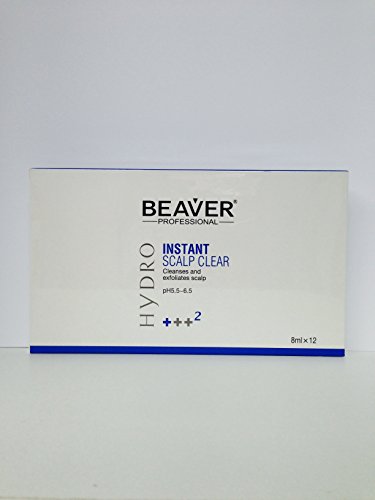 Beaver Hydro Instant Scalp Clear 8ml x 12 Vials