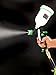 PowRyte Elite 20 Oz Composite HVLP Gravity Feed Air Spray Gun - 1.4mm Nozzle