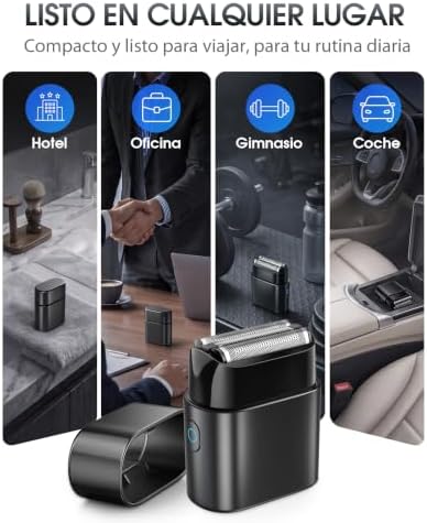 Afeitadora Eléctrica Foil Shaver Hombre Portátil Recargable USB-C