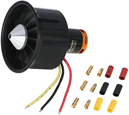 Jimi 64mm EDF Set 2822 3500KV Motor with 12 Blades Ducted Fan for RC Airplane