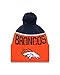 New Era Denver Broncos 2015 Sport Knit Cuffed Pom Knit Cap/Beanie
