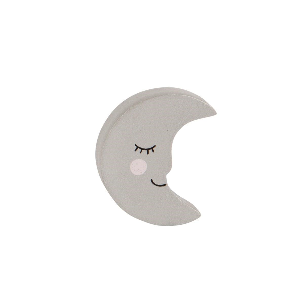 Sass & Belle Sweet Dreams Moon Grey Drawer Knob