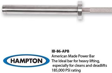 7' International Bronze Bushing American Made Power Bar. 1500 lb test – 28mm – 185,000 psi rating