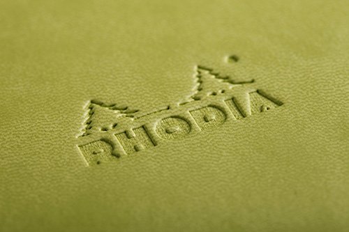 Rhodia Rhodiarama Webnotebook - Blank 96 sheets - 5 1/2 x 8 1/4 - Anise Cover