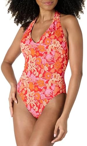 Ted Baker Rozieh White Pastel Print Wrap One Piece Swimsuit (as1