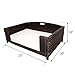 Rattan Small Rectangular Pet Bed, Indoor/Outdoorthumb 1