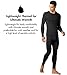 LAPASA Men's Thermal Underwear Bottom Long Johns Pants Fleece Lined Base Layer Lightweight Stretchy Cold Weather Winter Thermoflux 100 Mildly Warm M10 Medium Black 2 Pack