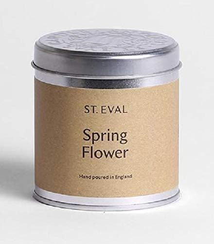 St Eval Scented Candle Tin (Springflower)