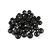 96ct Black Shatterproof 4-Finish Christmas Ball Ornaments 1.5