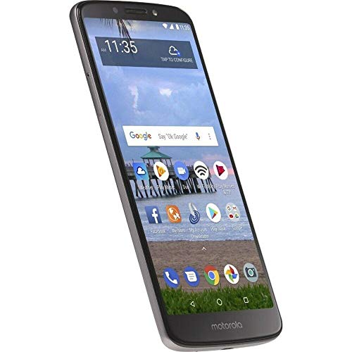 Moto-E5-2018-16GB-2GB-57-Display-4000-mAh-All-Day-Battery-FM-Radio-GSMATTTmobile-Verizon-Factory-Unlocked-4G-LTE-Smartphone-XT1920DL-US-Warranty-Gray