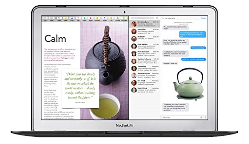 UESWILL 3in1 Glossy Crystal Clear See Through Hard Shell Case Cover for MacBook Air 13" (Model: A1466/A1369) + Keyboard Cover and Screen Protector + Microfibre Cleaning Cloth, Black