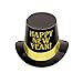 Amscan Get The Party Started New Year's 2025 Party Kit for 25, Includes Top Hats and Tiaras