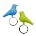 Saim Lover Sparrow House Key Ring Bird Nest Shape, Keychain Split Ring Home Wall Hook Holder Key Ring-Brown