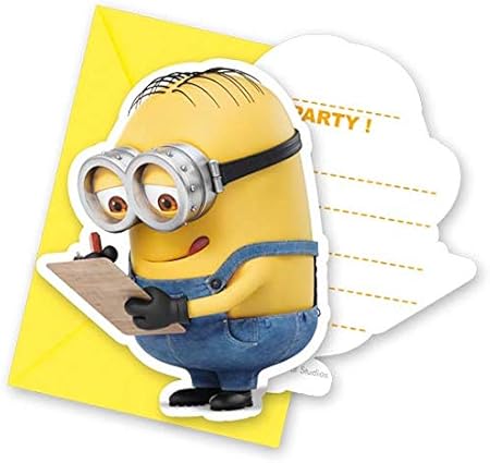 Universal Despicable Me Minions Invitations Envelopes Amazon Co Uk Electronics