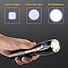 LED Tactical Flashlight with COB Lantern, HUNTER COAST Bright Magnetic Flashlight, Powerful Flashlight with 6 Modes, Water Resistant 18650 flashlight for Camping,Cycling,Emergency(2 Pack)