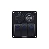 IZTOSS-Blue-led-3-gang-DC12V24V-switch-panel-with-led-power-socket-42A-dual-USB-voltmeter-and-wiring-kits IZTOSS-Blue-led-3-gang-DC12V24V-switch-panel-with-led-power-socket-42A-dual-USB-voltmeter-and-wiring-kits