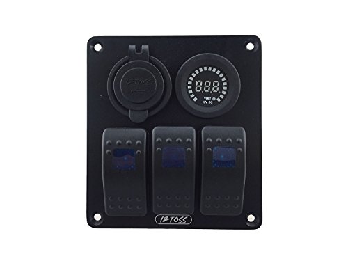 IZTOSS-Blue-led-3-gang-DC12V24V-switch-panel-with-led-power-socket-42A-dual-USB-voltmeter-and-wiring-kits IZTOSS-Blue-led-3-gang-DC12V24V-switch-panel-with-led-power-socket-42A-dual-USB-voltmeter-and-wiring-kits