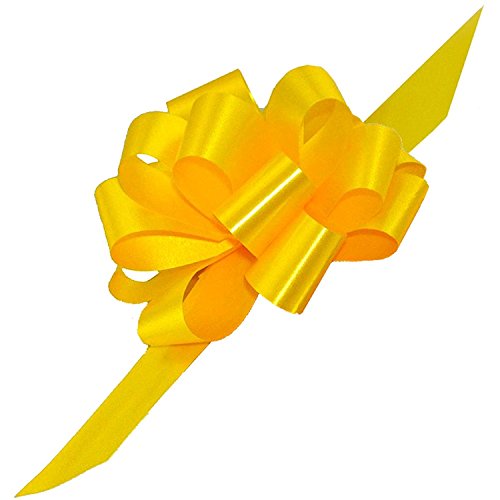 Yellow Decorative Gift Pull Bows - 5