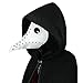 steel master White Long Nose Bird Beak Mask Gothic Mask with Goggles Festival Cosplay Face Mask