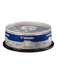 Verbatim M-Disc BD-R 98900 - Caja para joyas (25 GB, superficie 4X, 5 unidades) de marca BD-R 25GB